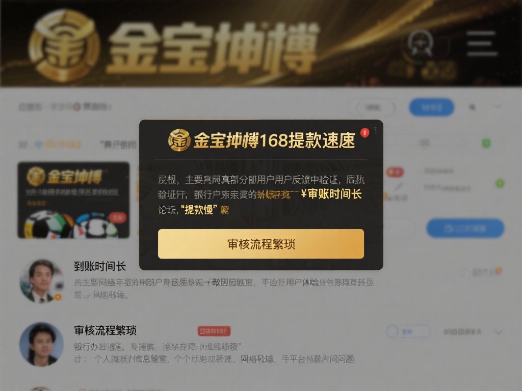 网络上关于金宝搏188提款速度的负面评价，主要集中