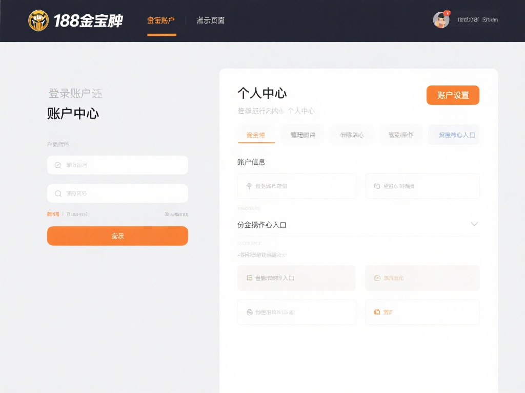 登录账户并进入个人中心
首先，登录你的188金宝